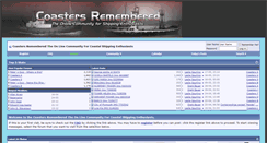 Desktop Screenshot of coasters-remembered.net